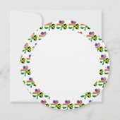 Jamaicaanse Ierse Amerikaanse Shamrock Verjaardag Kaart (Achterkant)