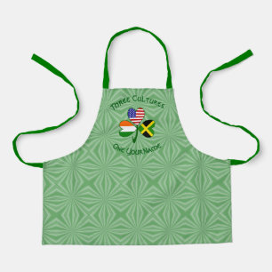 Jamaicaanse Ierse Vlaggen van de VS Shamrock Perso Schort