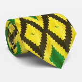 Jamaicaanse Kente Stijl Heren Das (Opgerold)