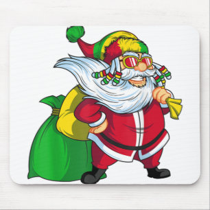 Jamaicaanse kerstman rasta santa claus rastafarian muismat