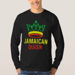 Jamaicaanse koningin Proud Jamaica Vrouwen  Jamaic T-shirt