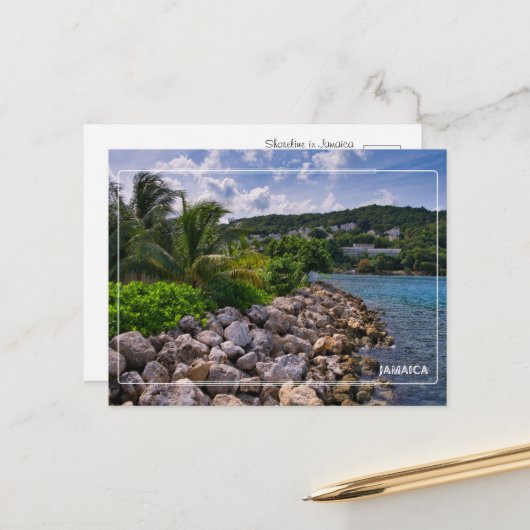 Jamaicaanse Kustsereniteit Briefkaart (Voorkant / Achterkant in situ)