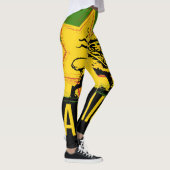 Jamaicaanse Leggings Leeuw van Juda-ontwerp (Rechts)