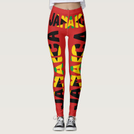 Jamaicaanse Leggings van de rode vlag