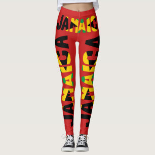 Jamaicaanse Leggings van de rode vlag