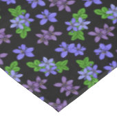 Jamaicaanse Lignum Vitae Bloemen Caribische Keuken Tafelkleed (Gekanteld)