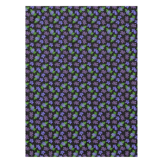 Jamaicaanse Lignum Vitae Bloemen Caribische Keuken Tafelkleed (Voorkant)