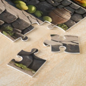 Jamaicaanse mango kraam langs de weg legpuzzel (Zijkant)