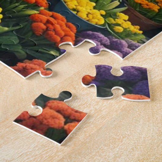 Jamaicaanse markt legpuzzel (Zijkant)