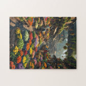 Jamaicaanse markt legpuzzel (Horizontaal)