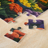 Jamaicaanse marktplaats legpuzzel (Zijkant)