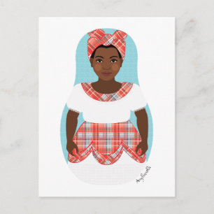 Jamaicaanse Matryoshka Briefkaart