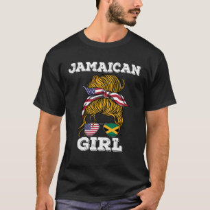 Jamaicaanse Meisje Jamaica Roots T-shirt