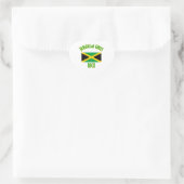 Jamaicaanse meisjes DESIGN Hart Sticker (Tas)
