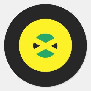 Jamaicaanse mod ronde Sticker