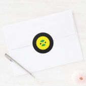 Jamaicaanse mod ronde Sticker (Envelop)