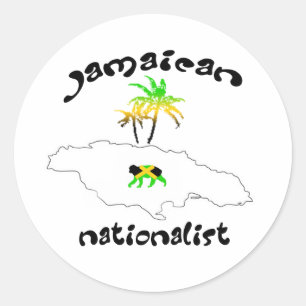 Jamaicaanse nationalistische Logo Ronde Sticker