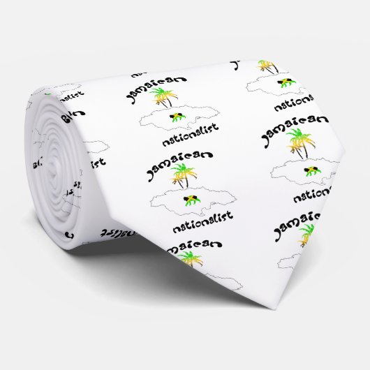 Jamaicaanse nationalistische Logo Stropdas (Opgerold)