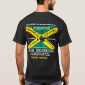 JAMAÏCAANSE OLIE T-SHIRT (Achterkant)