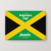 Jamaicaanse Onafhankelijkheidsdag Jamaica National Button (Voorkant)