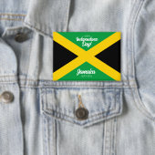 Jamaicaanse Onafhankelijkheidsdag Jamaica National Button (Insitu)