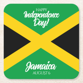 Jamaicaanse Onafhankelijkheidsdag Jamaica National Kartonnen Onderzetters