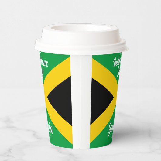 Jamaicaanse Onafhankelijkheidsdag Jamaica National Papieren Bekers (Rechts)