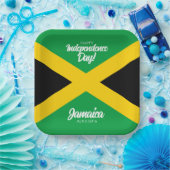 Jamaicaanse Onafhankelijkheidsdag Jamaica National Papieren Bordje (Feest)