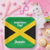 Jamaicaanse Onafhankelijkheidsdag Jamaica National Papieren Bordje (Feest)