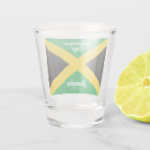 Jamaicaanse Onafhankelijkheidsdag Jamaica National Shot Glas (Achterkant)