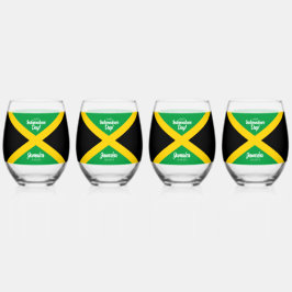 Jamaicaanse Onafhankelijkheidsdag Jamaica National Whisky Glas