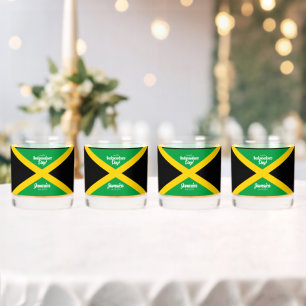 Jamaicaanse Onafhankelijkheidsdag Jamaica National Whisky Glas