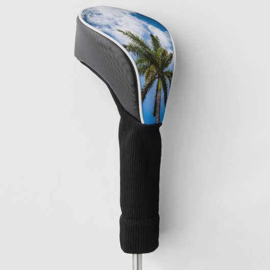 Jamaicaanse palmboom golfheadcover (Schuin)