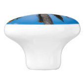 Jamaicaanse palmboom keramische knop (Zijkant)