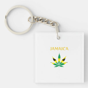 Jamaicaanse plant sleutelhanger
