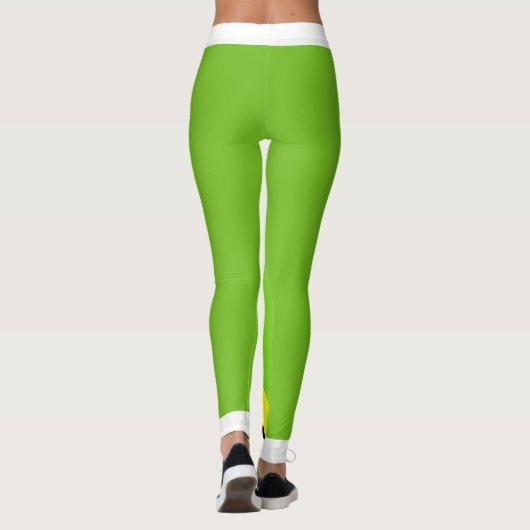 Jamaicaanse Pride Flourescent Leggings (Achterkant)