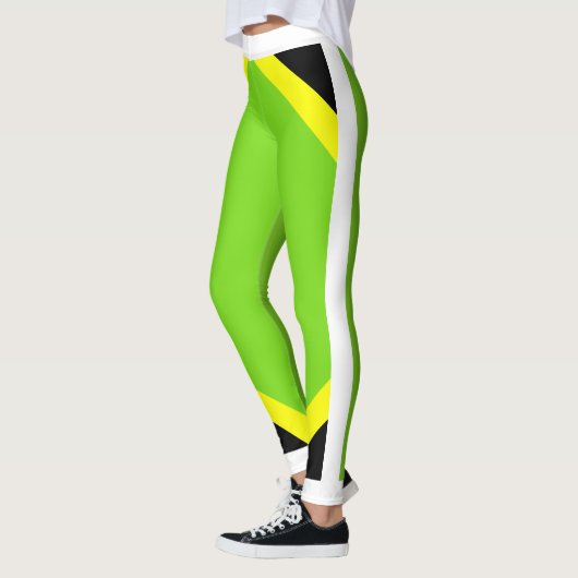 Jamaicaanse Pride Flourescent Leggings (Links)