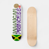 JAMAÏCAANSE PRINSES Skateboard (Voorkant)