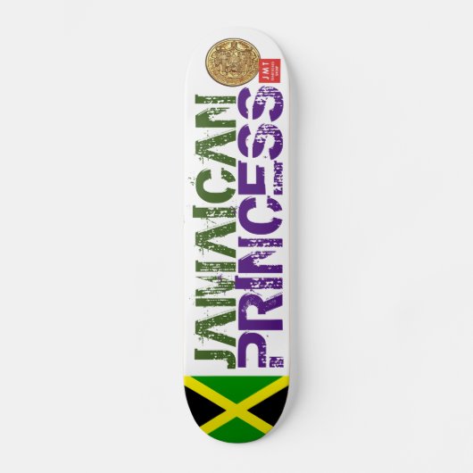JAMAÏCAANSE PRINSES Skateboard (Voorkant)