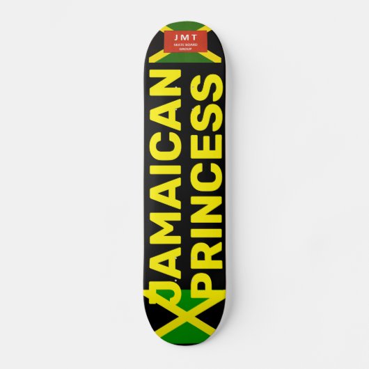 JAMAÏCAANSE PRINSES Skateboard (Voorkant)