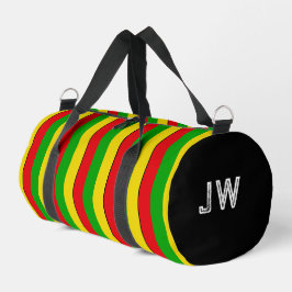 Jamaicaanse Rasta gekleurd gestreept patroon Plunjezak