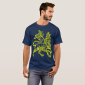 Jamaicaanse rasta-ontwerp t-shirt (Voorkant volledig)