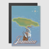 Jamaicaanse reis eiland kaart (Voorkant / Achterkant)