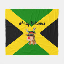 Jamaicaanse rendier kerstdeken