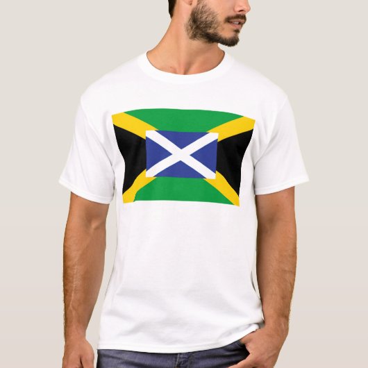 Jamaicaanse Schotse vlag - Jamaica - Schotland T-shirt (Voorkant)