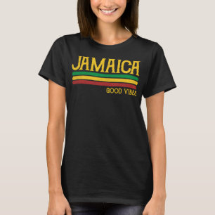 Jamaicaanse Souvenir Grappig Jamaica Kleur Rasta R T-shirt