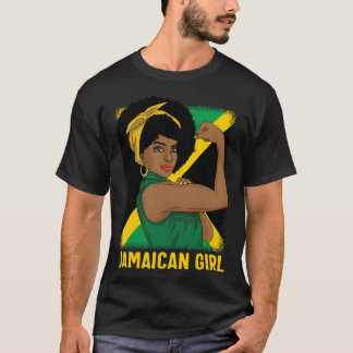 Jamaicaanse sterke Jamaica vlag T-shirt