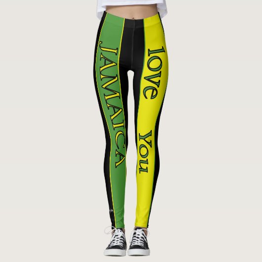 Jamaicaanse Stijl Leggings (Voorkant)