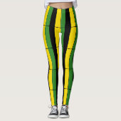 Jamaicaanse striped Leggings (Voorkant)