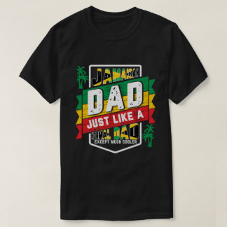 Jamaicaanse vader, vaders dag cadeau t-shirt